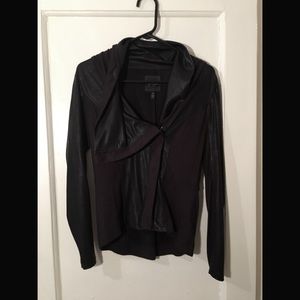 Black faux snakeskin Jessica Simpson light jacket